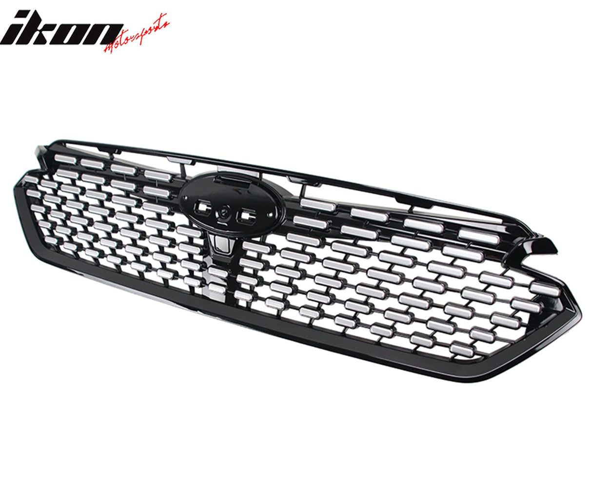 2024-2025 Subaru Impreza Sport Front Grille Gloss Black W/ Chrome ABS