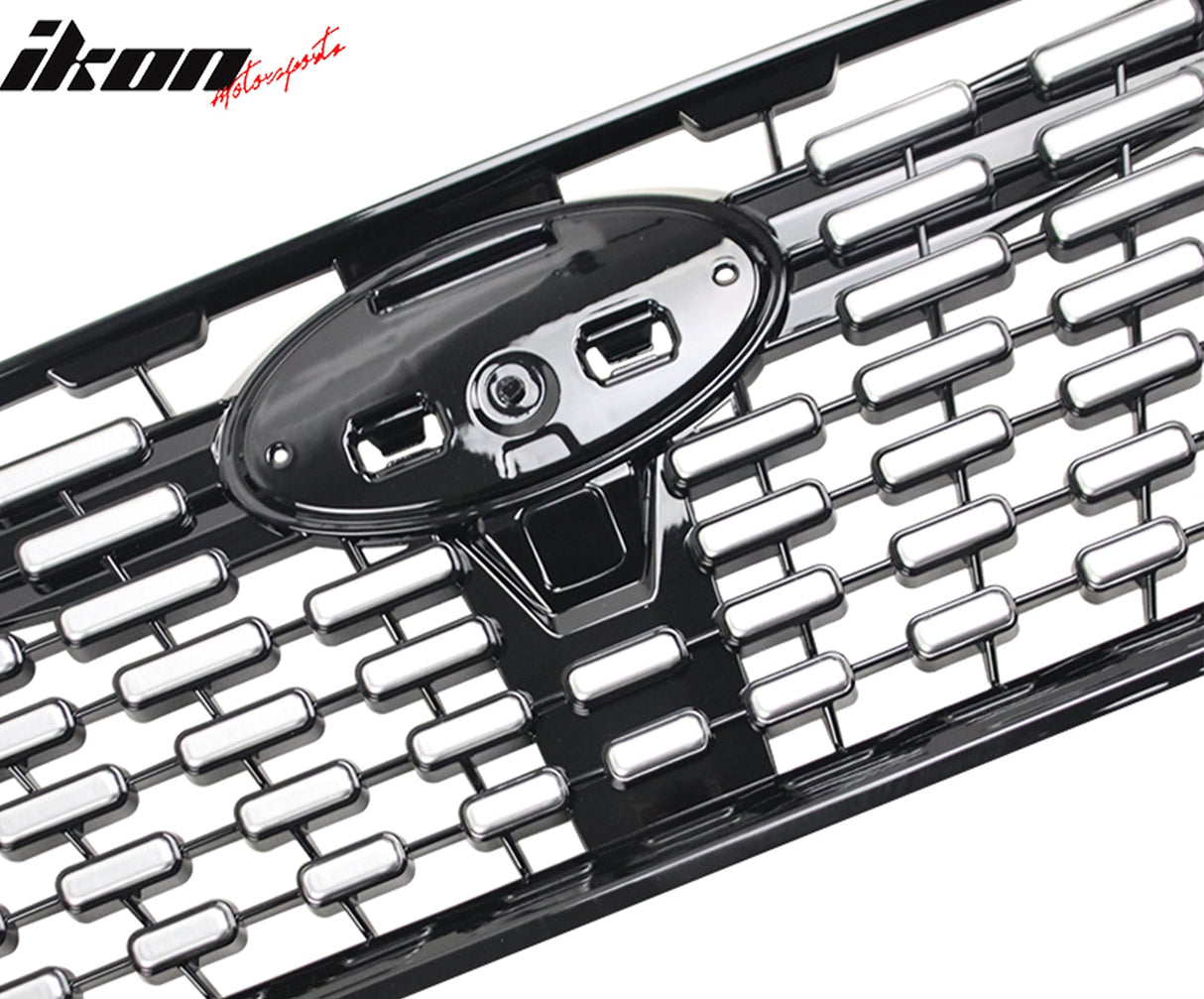2024-2025 Subaru Impreza Sport Front Grille Gloss Black W/ Chrome ABS