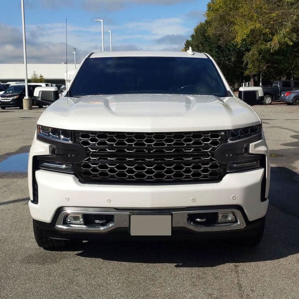 Spec-D Grill Chevy Silverado 1500 (19-22) RST / LT / LT Trail Boss / LTZ / High Country Chrome / Black