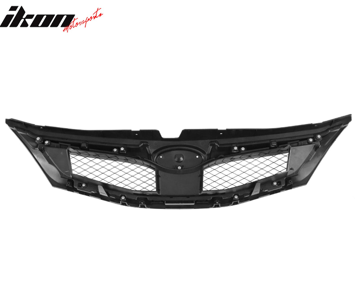 2008-2010 Subaru Impreza WRX OE Style Grille Gloss Black W/ Silver ABS