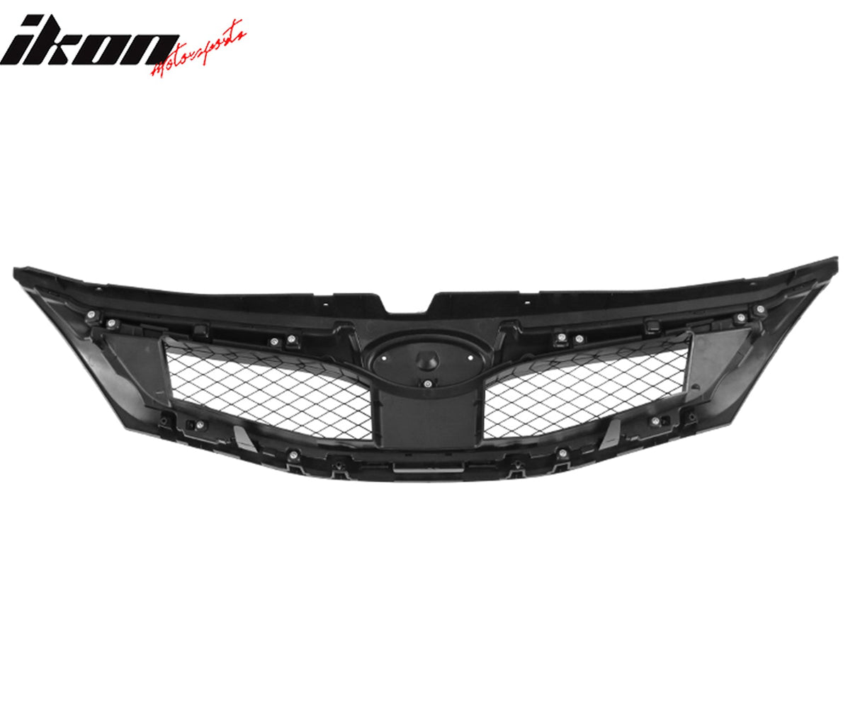 2008-2010 Subaru Impreza WRX OE Style Grille Matte Black W/ Silver ABS