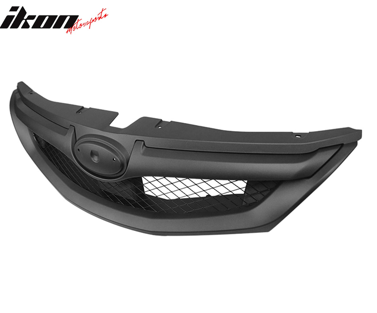 2008-2010 Subaru Impreza WRX Hatchback OE Style Grille Matte Black ABS