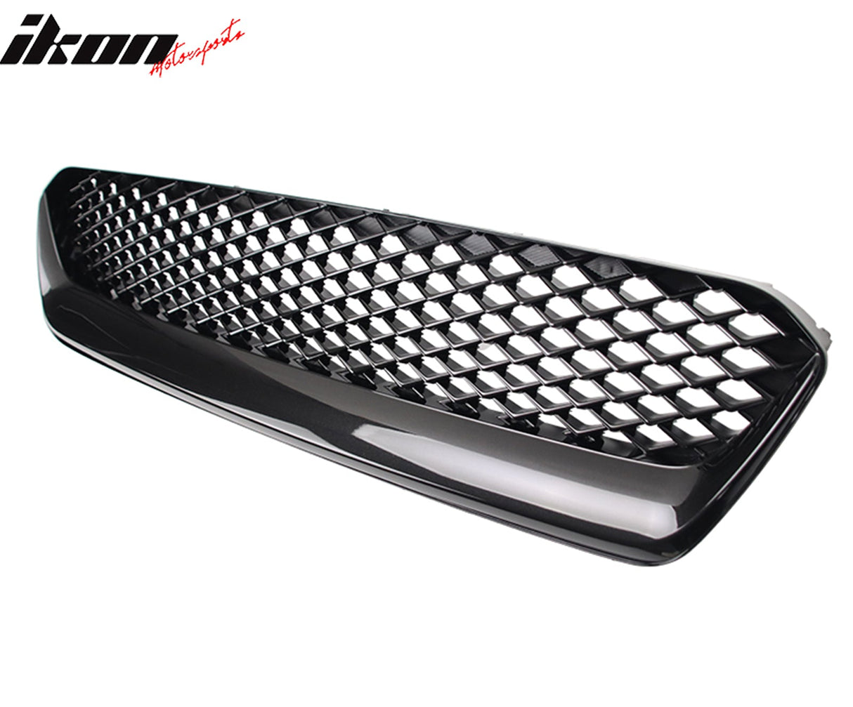 2015-2017 Subaru WRX Gloss Black JDM Style Front Bumper Grille ABS