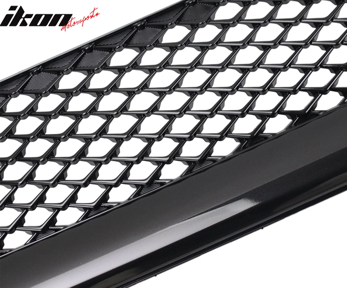 2015-2017 Subaru WRX Gloss Black JDM Style Front Bumper Grille ABS