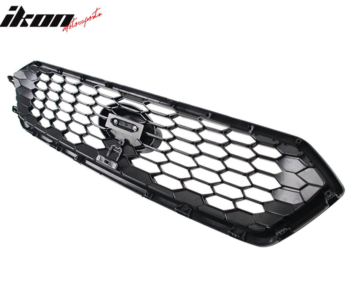 2018-2021 Subaru WRX Gloss Black W/ Red JDM Front Bumper Grille ABS