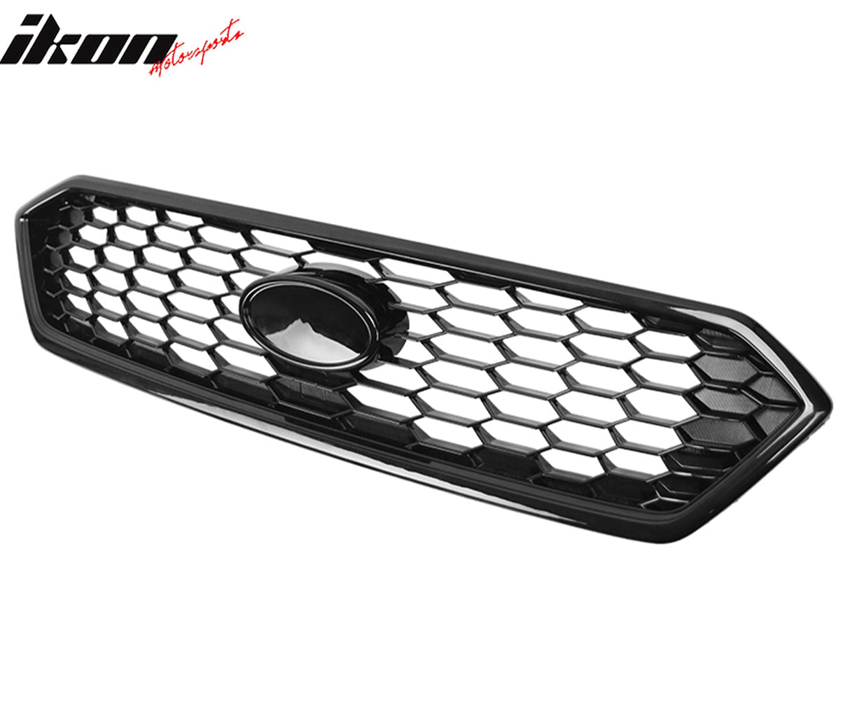 2018-2021 Subaru WRX Gloss Black JDM Style Front Bumper Grille ABS