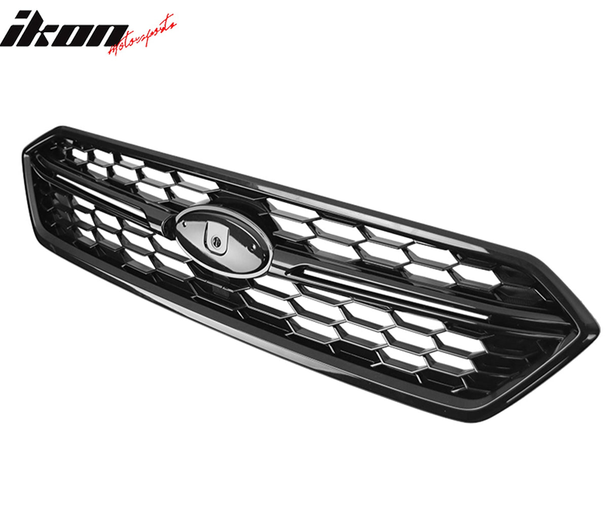 2018-2021 Subaru WRX Gloss Black STI Style Front Bumper Grille ABS