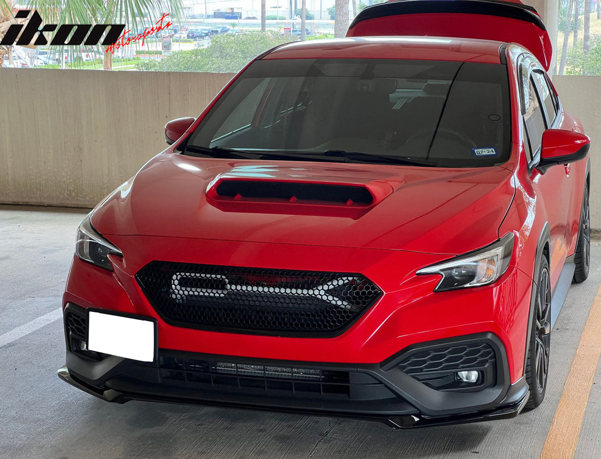 2022-2025 Subaru WRX Gloss Black Sport Style Front Bumper Grille ABS