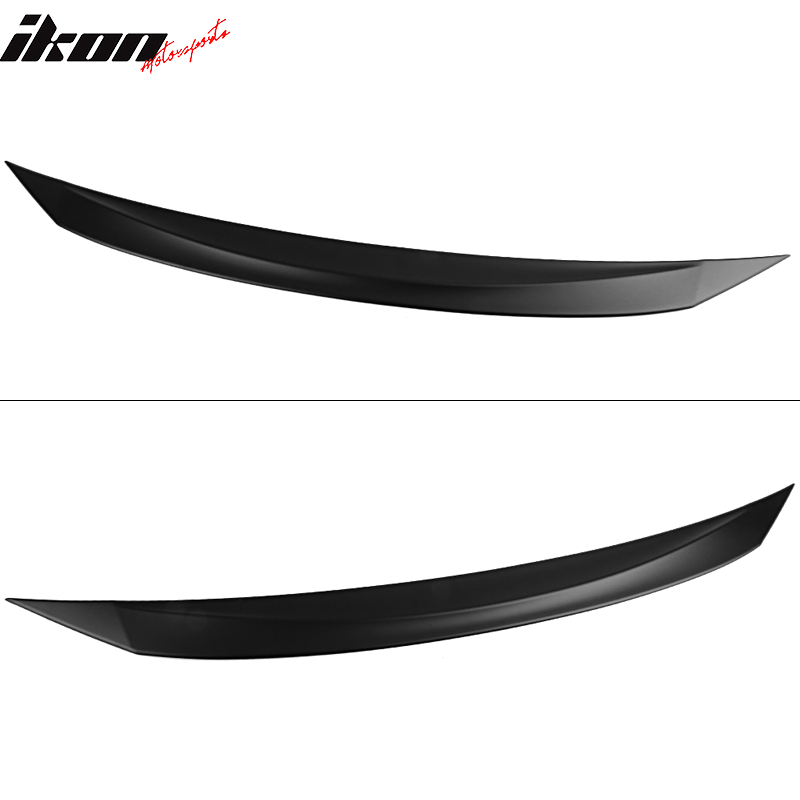 2016-2018 Honda Civic Matte Black Front Bonnet Lip Molding Trim Bar