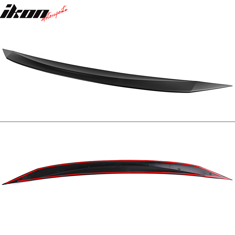 2016-2018 Honda Civic Matte Black Front Bonnet Lip Molding Trim Bar