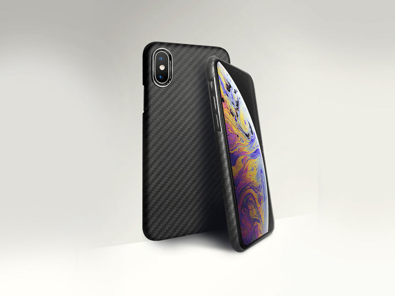 AutoTecknic Dry Carbon iPhone Cover - iPhone XS - Matte Finish