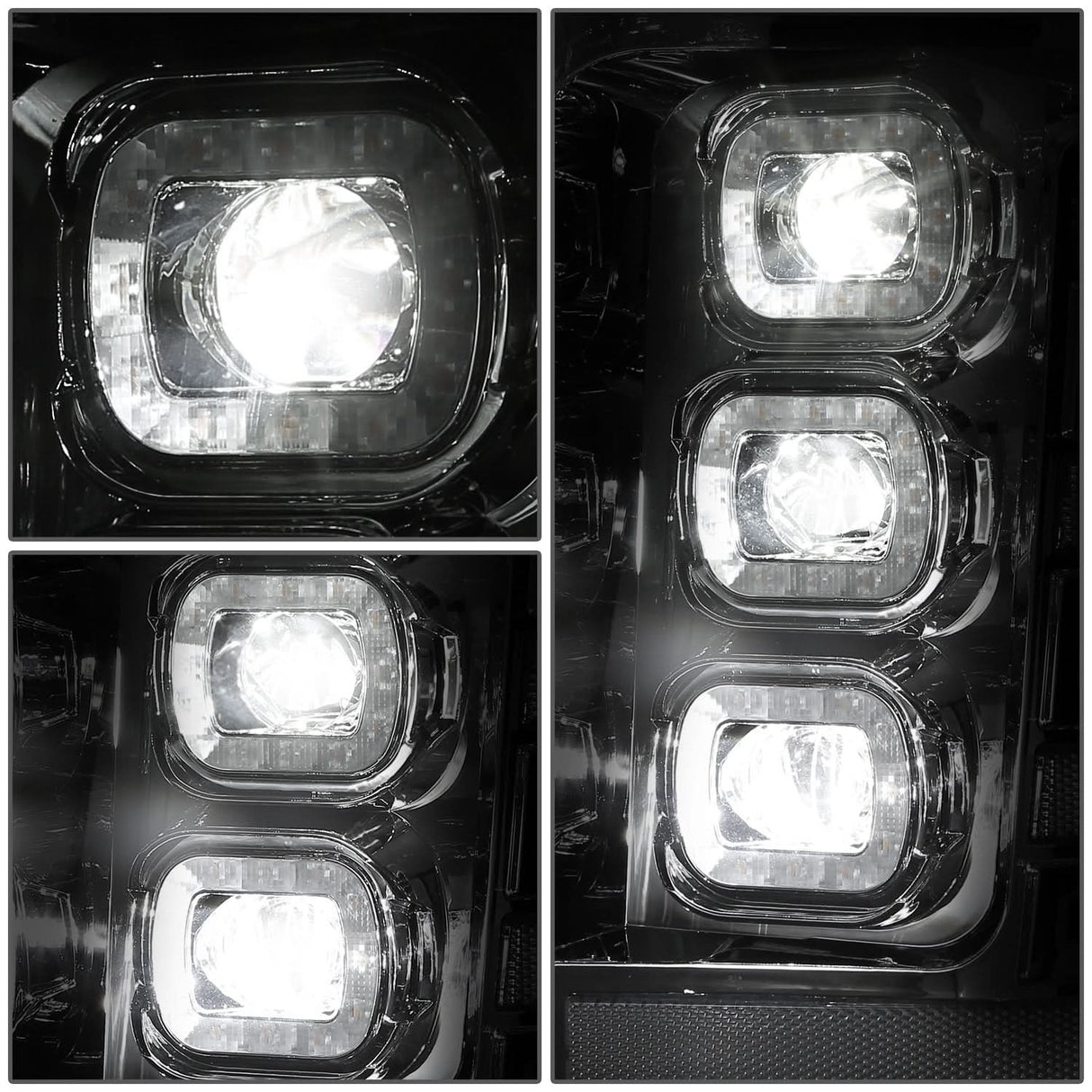 11-16 Ford F-250/F-350/F-450 Super Duty 3D Light Bar Headlights