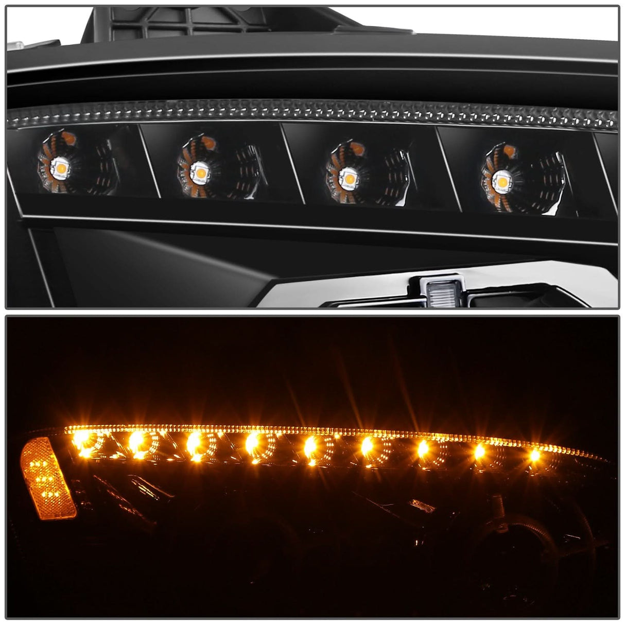 2008-2017 Kenworth T660 Target Style LED Sequential Headlights