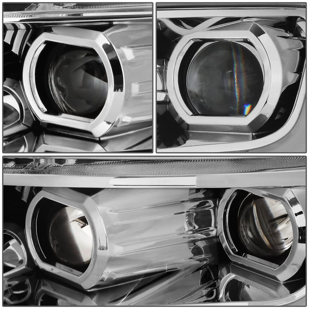 19-21 Ford Ranger Switchback Sequential LED DRL Headlights - Chrome