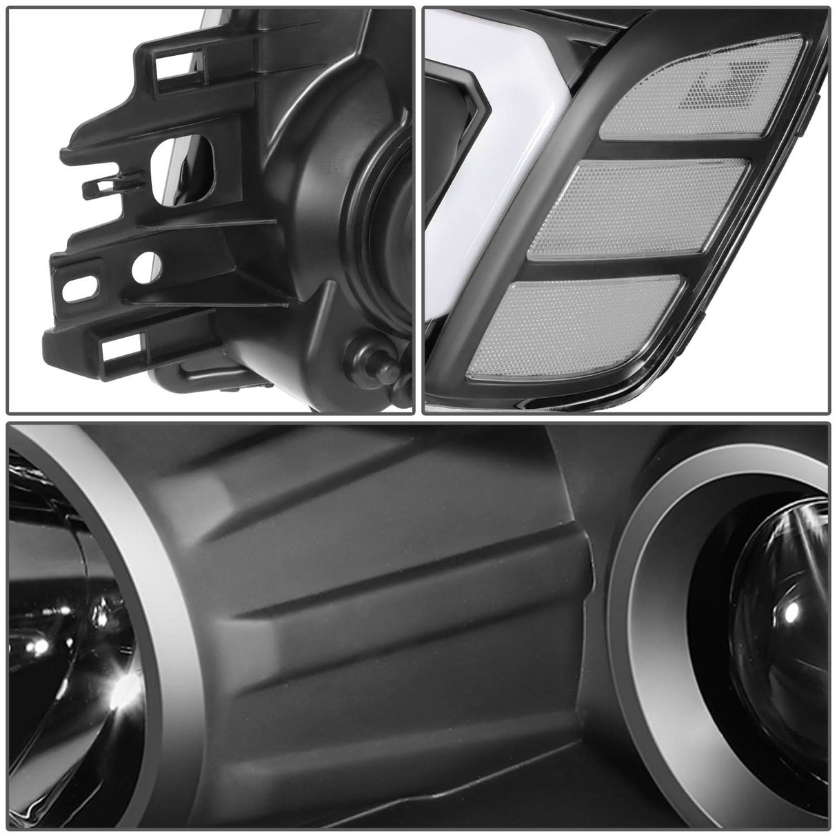 04-15 Nissan Titan / 05-07 Armada 3D LED DRL Projector Headlights