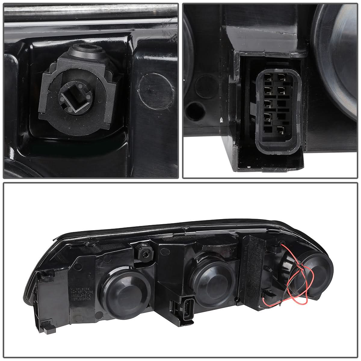 00-05 Chevrolet Impala LED DRL Headlights - Chrome Housing
