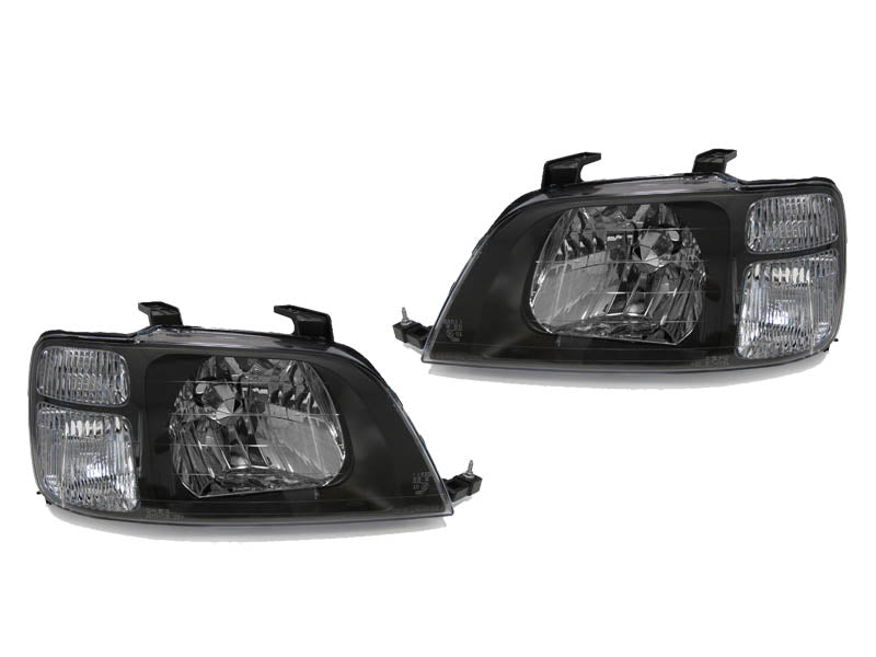 1997-2001 Honda Crv Depo Black Housing Headlight