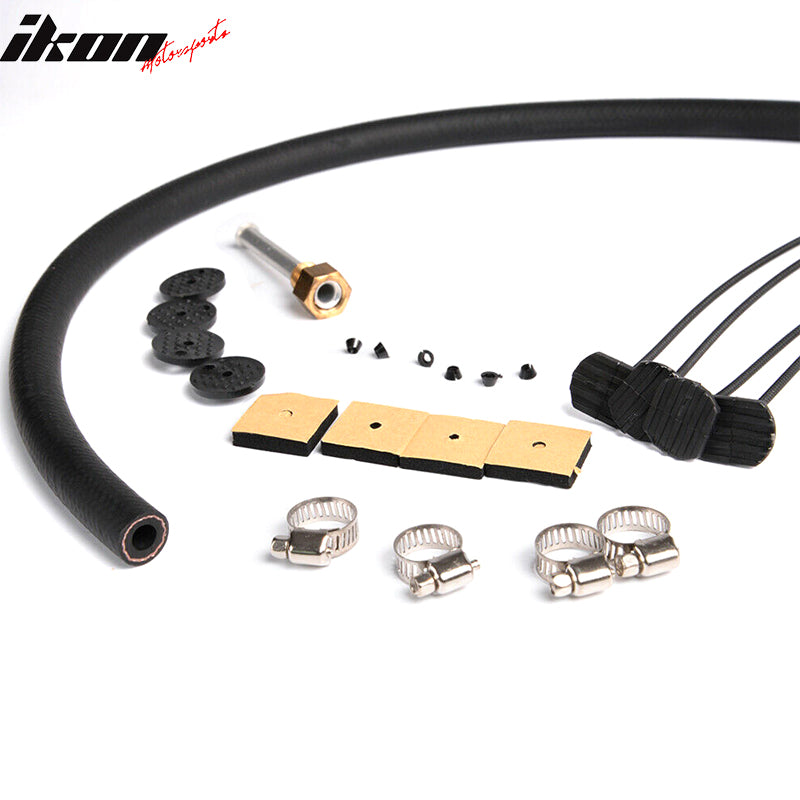 Universal Full Remote Transmission Oil Cooler Kit Auto/MT Radiator