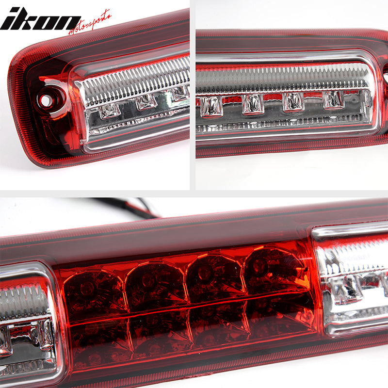 Fits 99-07 Silverado Sierra Clear LED 3rd Brake Light Cargo Lamp