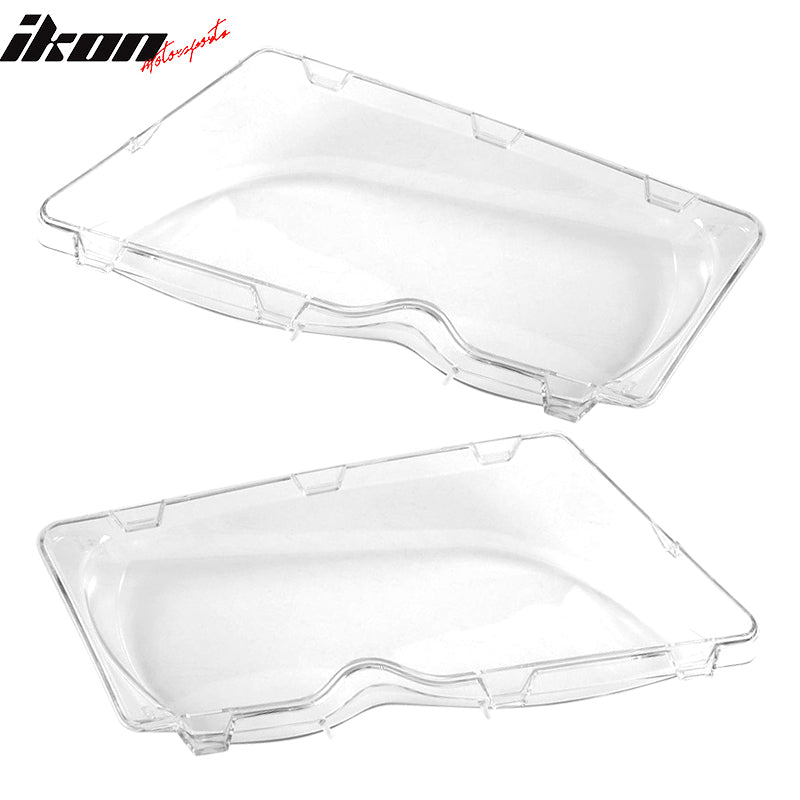 Fits 02-05 BMW E46 3-series Clear Head Lights Headlamp Lense Cover
