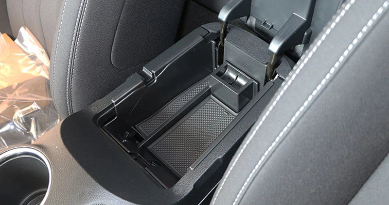 Ford Mustang Center Console Armrest Storage Organizer Tray (2017–2022)