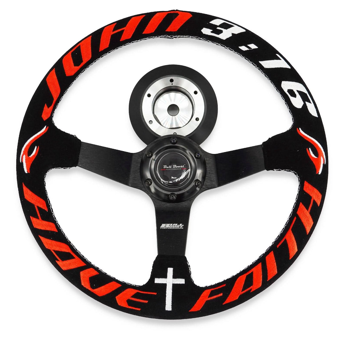 Have Faith Steering Wheel + Hub Adapter Kit For BMW E46 M3 316 318 320 323 325 328 330 Mini Cooper