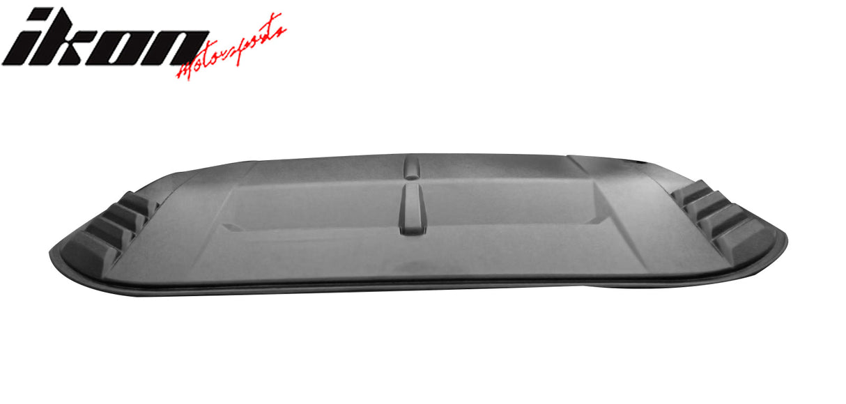 2021-2025 Ford Bronco Sanded Black Front Hood Bonnet Cover Trim ABS