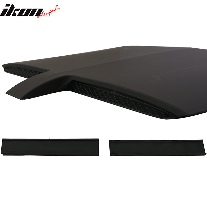 2015-2017 Ford Mustang M Type Black Air Hood Vent Scoop PP