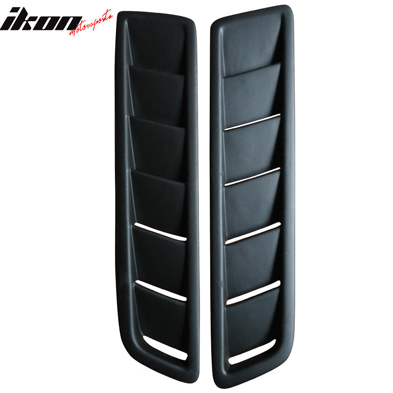 Universal Fitment 20x5" Air Flow Hood Vent Scoop Bonnet Cover 2PC