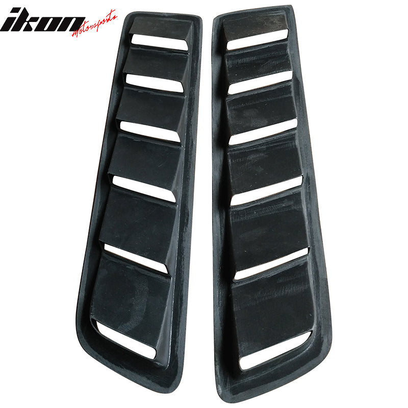 Universal Fitment 20x5" Air Flow Hood Vent Scoop Bonnet Cover 2PC