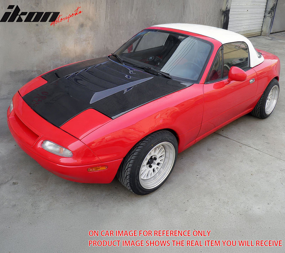 Fits Universal DMAX Style Air Flow Hood Vent Cover Primer Black ABS