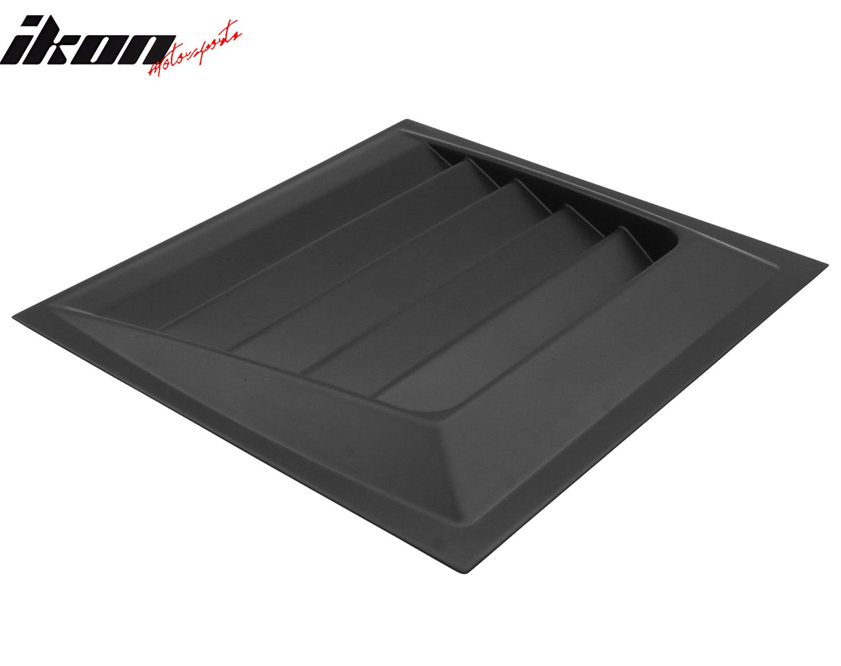 Fits Universal DMAX Style Air Flow Hood Vent Cover Primer Black ABS