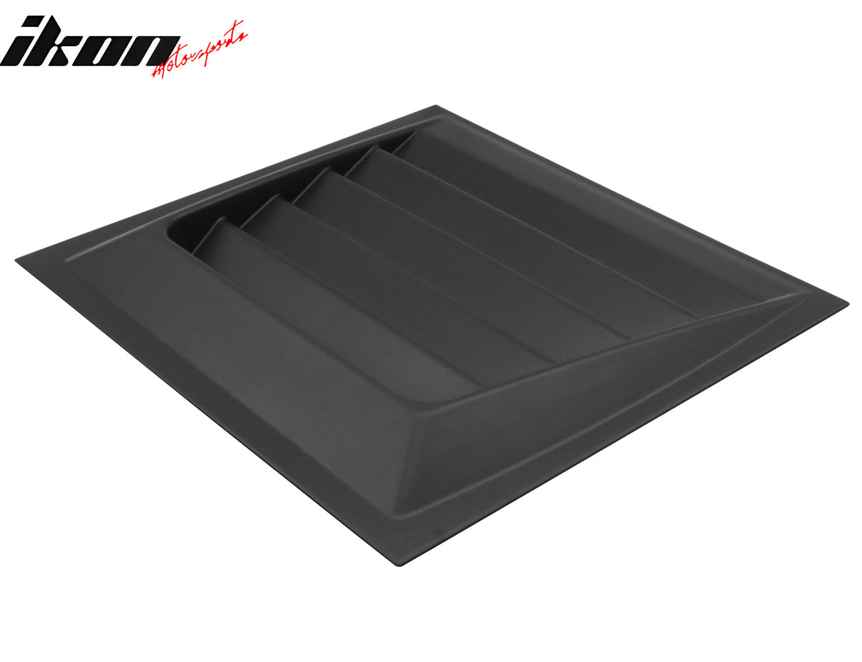 Fits Universal DMAX Style Air Flow Hood Vent Cover Primer Black ABS
