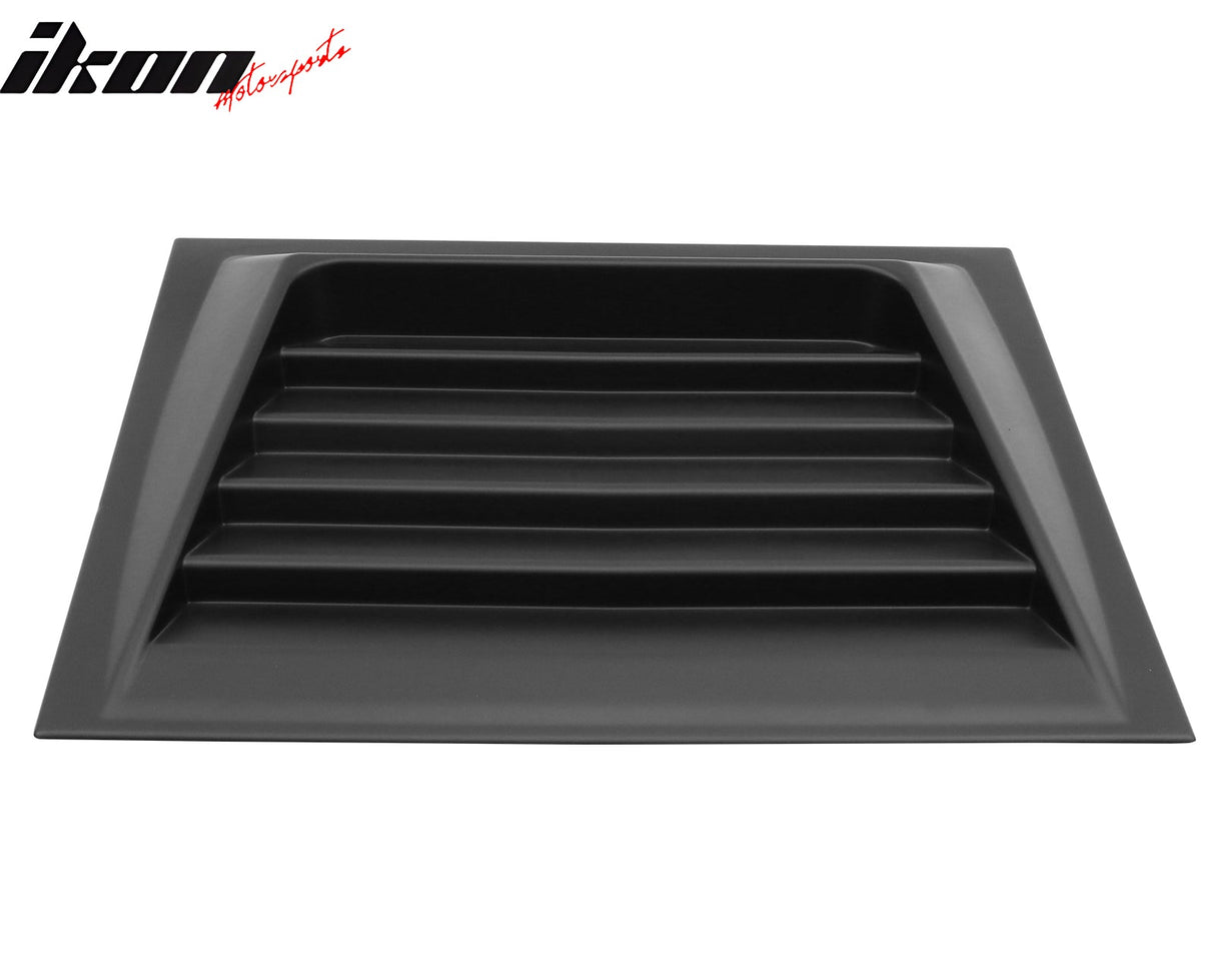 Fits Universal DMAX Style Air Flow Hood Vent Cover Primer Black ABS