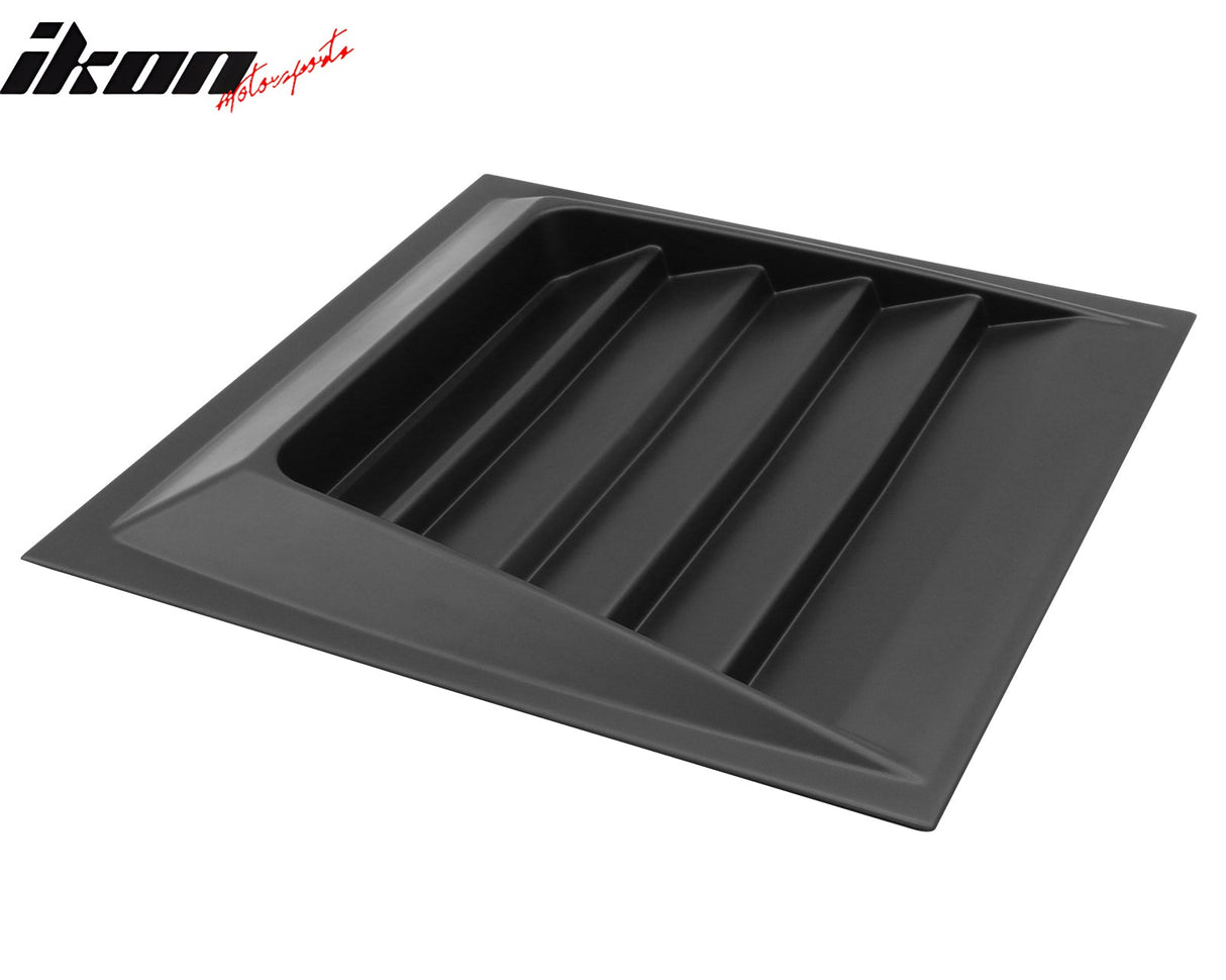 Fits Universal DMAX Style Air Flow Hood Vent Cover Primer Black ABS