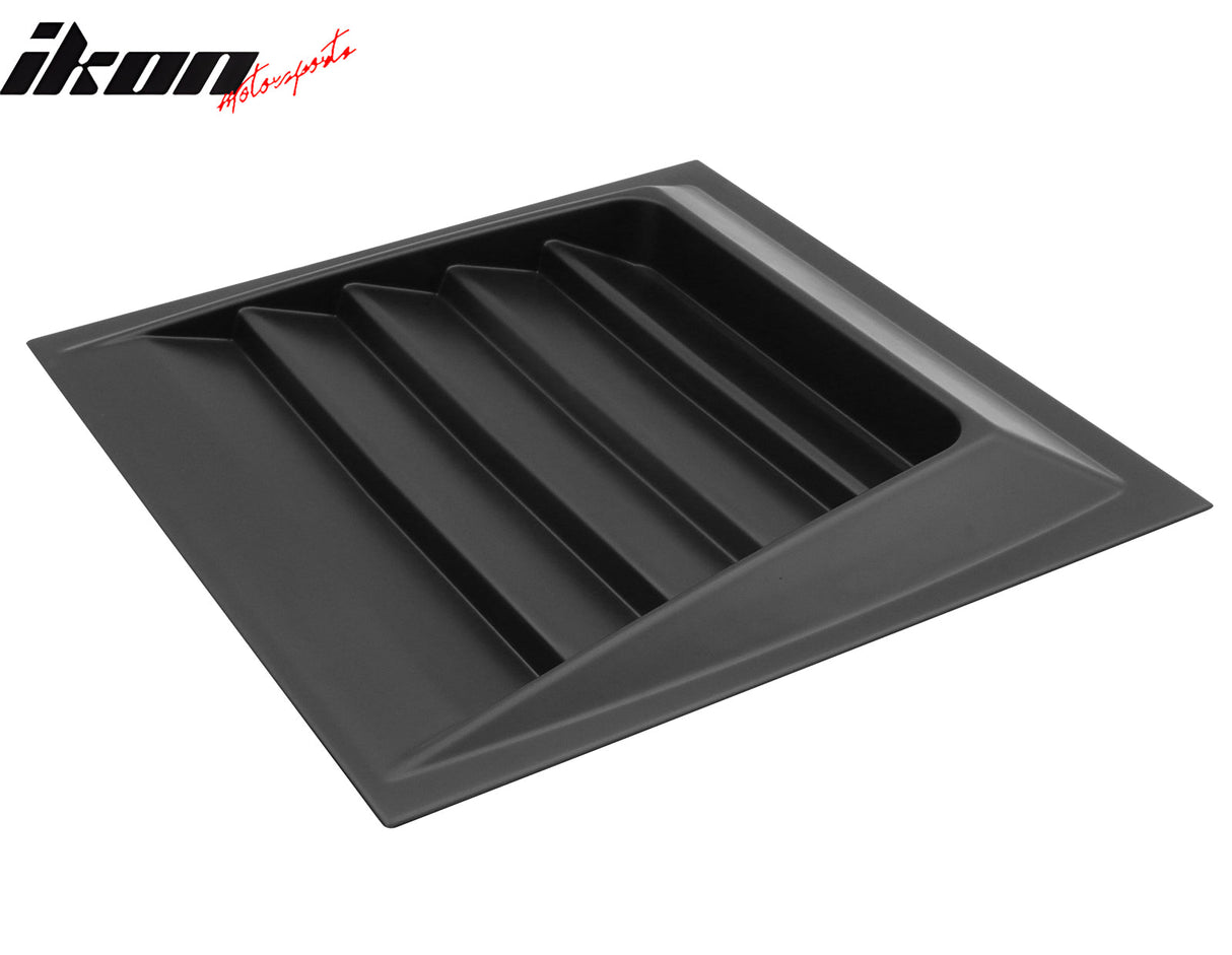 Fits Universal DMAX Style Air Flow Hood Vent Cover Primer Black ABS