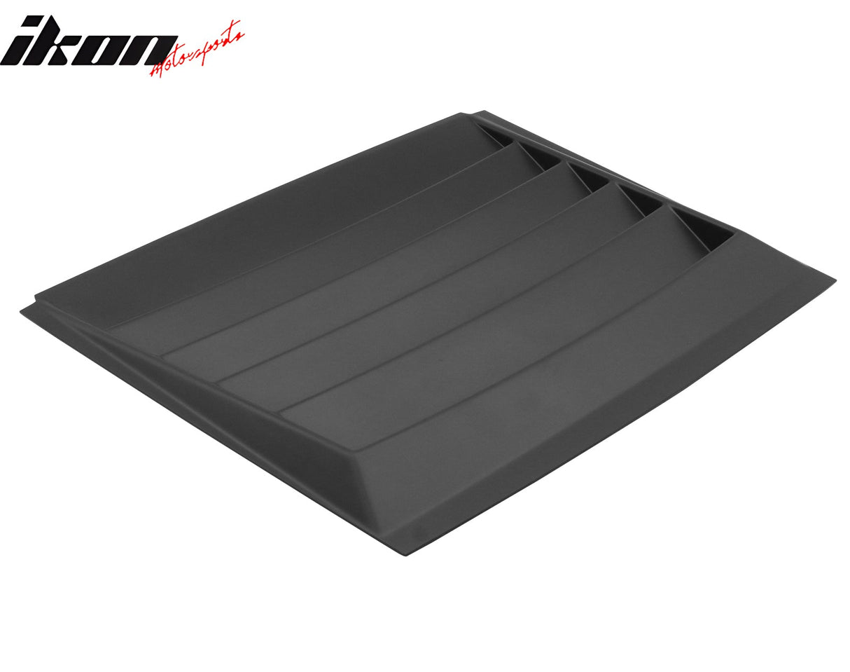 Fits Universal URAS Style Air Flow Hood Vent Cover Primer Black ABS