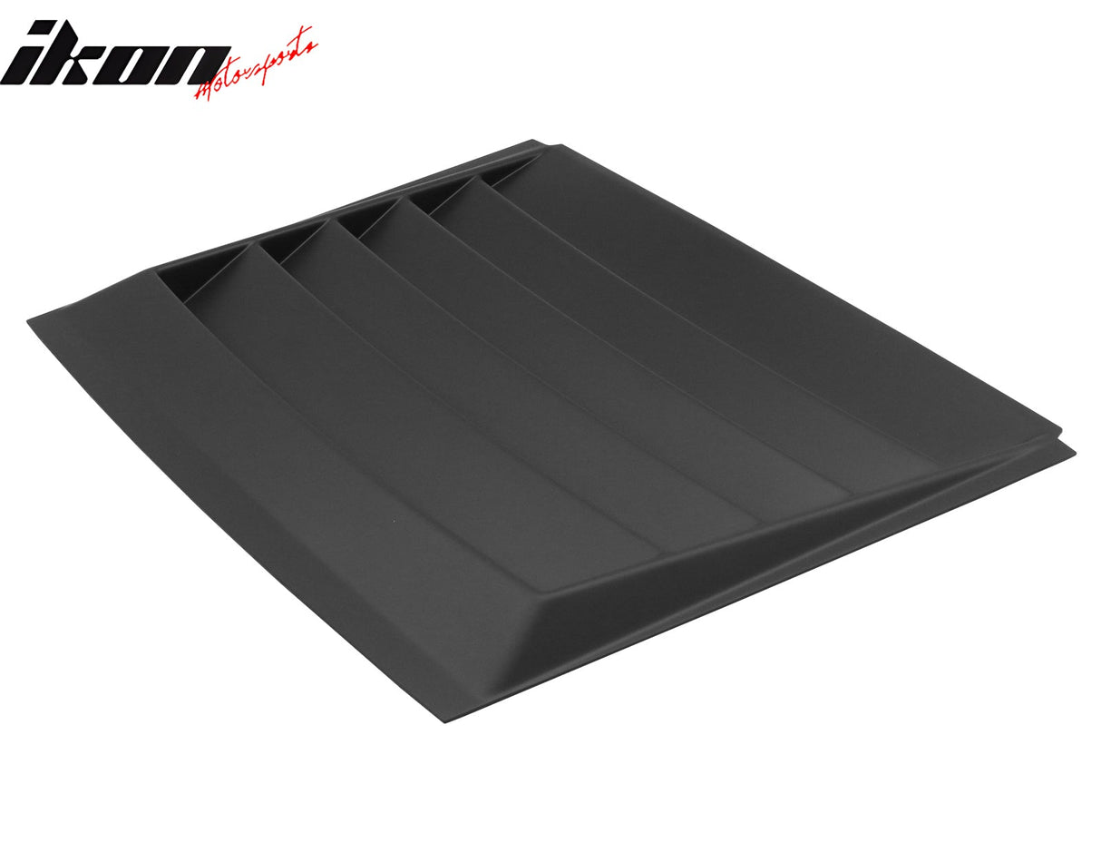 Fits Universal URAS Style Air Flow Hood Vent Cover Primer Black ABS
