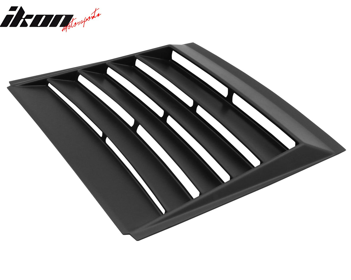 Fits Universal URAS Style Air Flow Hood Vent Cover Primer Black ABS