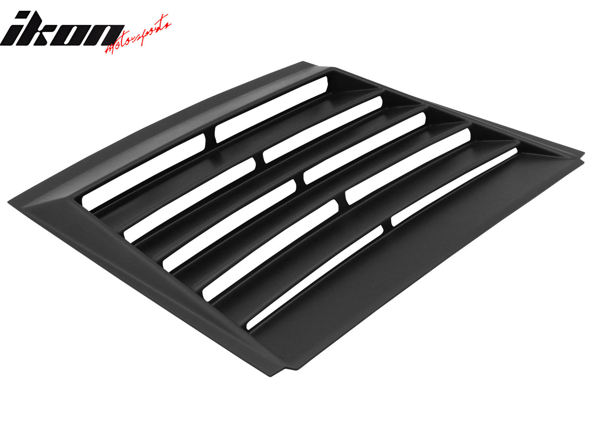 Fits Universal URAS Style Air Flow Hood Vent Cover Primer Black ABS