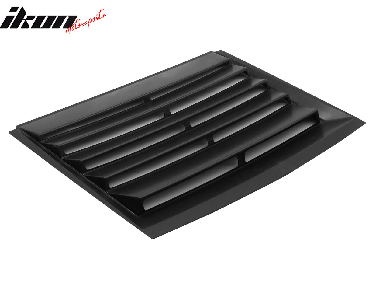 Fits Universal URAS Style Air Flow Hood Vent Cover Primer Black ABS