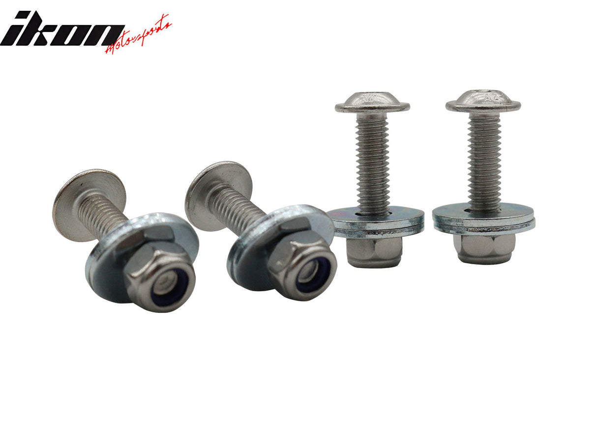 Front Spoiler Side Skirt Extension M6 Drill Bolts Nuts Washer Hardware