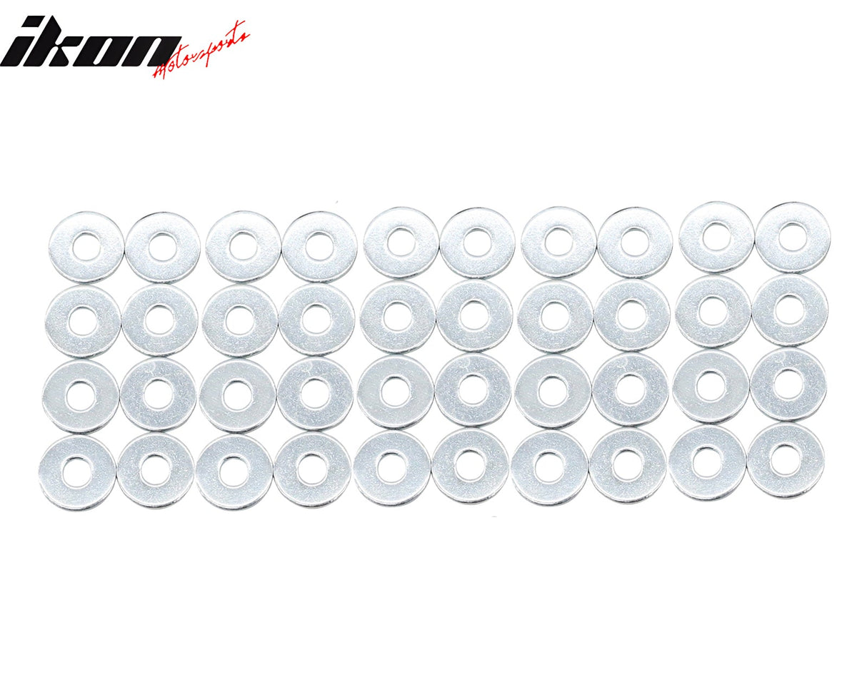 Front Spoiler Side Skirt Extension M6 Drill Bolts Nuts Washer Hardware