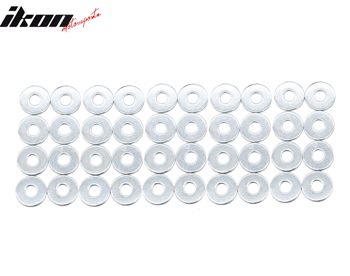 Front Spoiler Side Skirt Extension M6 Drill Bolts Nuts Washer Hardware