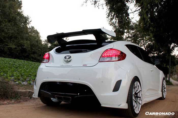 2012-2017 Hyundai veloster DP style Roof Spoiler Wing