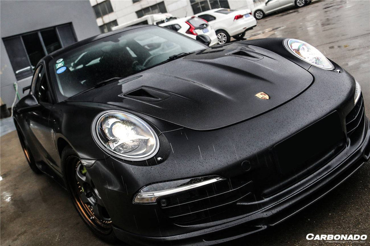 2013-2019 Porsche 991 Carrera Targa S 4 4s GT3 Convert GT2RS Style Carbon Fiber Hood