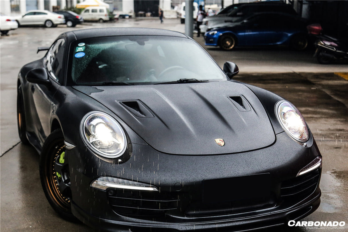 2013-2019 Porsche 991 Carrera Targa S 4 4s GT3 Convert GT2RS Style Carbon Fiber Hood