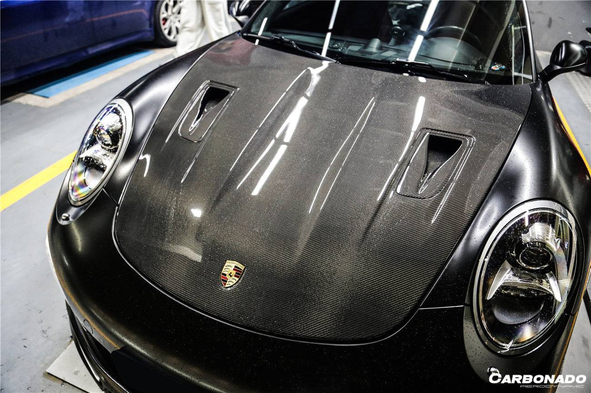 2013-2019 Porsche 991 Carrera Targa S 4 4s GT3 Convert GT2RS Style Carbon Fiber Hood