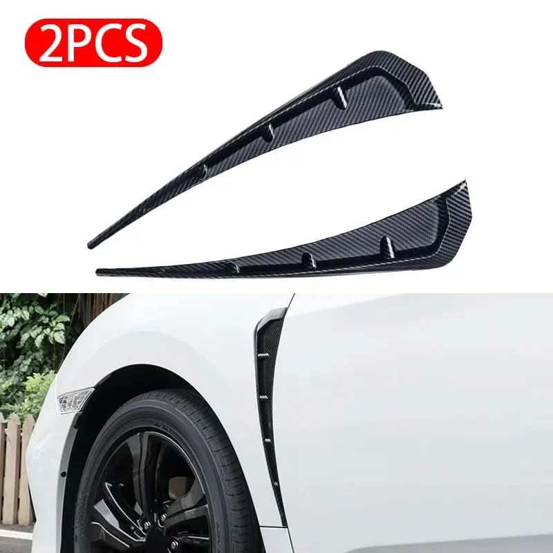 Universal Side Fender Vent Covers – Air Vent Wing Trim for Cars, SUVs & Trucks | Exterior Styling Upgrade (Pair)
