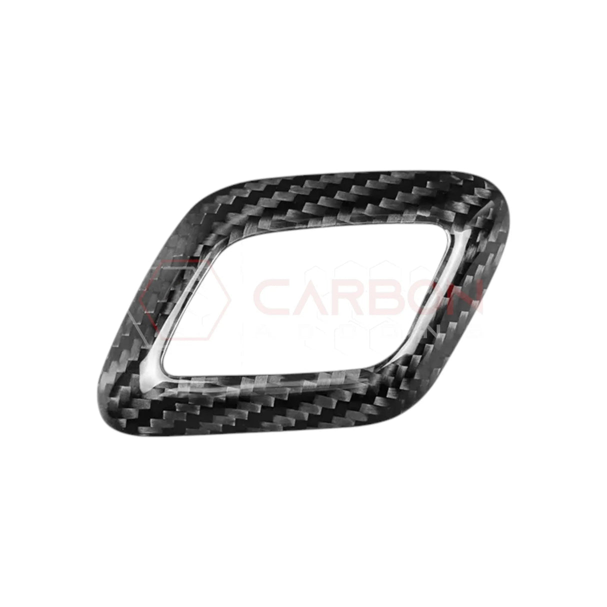 F150 2015-2020 Shift Knob Chrome Trim Delete Carbon Fiber Cover